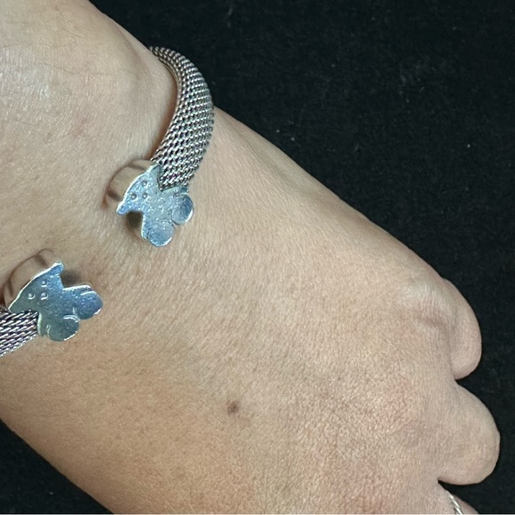 Tous Silver Bangle Tous Mesh Bear - Picture 10 of 11